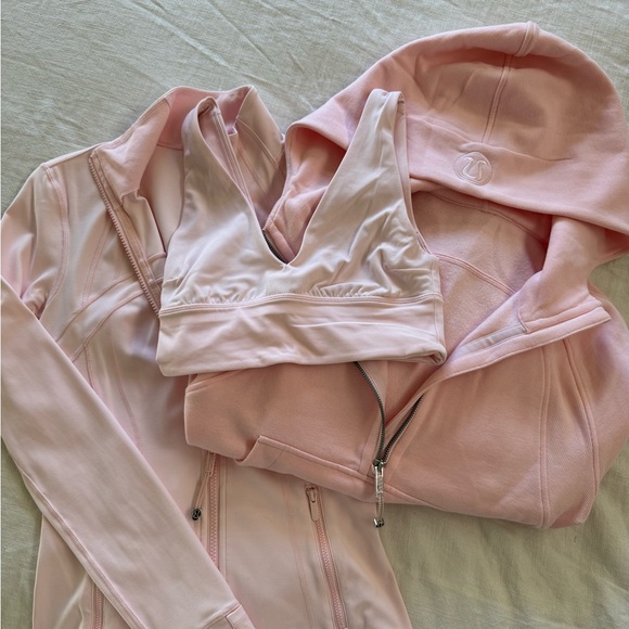 lululemon strawberry milkshake bundle 🍓🥛 define, scuba, and bra!! - Picture 2 of 13